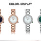 CURREN Luxury Brand Women's Wristwatches with Starry Sky Dial Stainless Steel Band Quartz Watches Ladies Rhinestones Clock