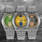 San Martin 39mm Miyota 9132 Power Reserve Display Men Luxury Sport Watch Automatic Mechanical Waterproof Original Design SN0144