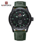 NAVIFORCE Trend Casual Wristwatch for Man Military Sports Water Resistant Leather Strap Men's Clock Quartz Calendar Male Watches