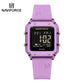 NAVIFORCE Watch for Women Multifunction Digital Luxury Watches Auto Time Date Week Display Silicone Strap Waterproof Girl clock