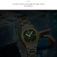 CURREN Fashion Casual Quartz Wristwatches for Women Simple Dress Watch Ladies Stainless Steel Bracelet with Luminous Hands