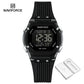 NAVIFORCE Women Watch Luxury Polygon Dial Elegant Comfortable 50M Waterproof Silicone Band Fashion Women Gift Electronic Watches