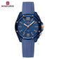 Women Watch NAVIFORCE Fashion Casual Quartz Watches Ladies Waterproof Wristwatch Silicone Band Girl Clock Relogio Feminino 6103