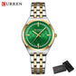 CURREN Designer Style Watch for Women Elegant 32mm Dial with Rhinestones Stainless Steel Band  Luxury Dress Ladies Wristwatch