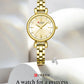 CURREN-Elegant Dress Watch for Women, Luxurious and Exquisite, 28mm Dial with Shinning Rhinestone, Quartz Wristwatch, New