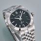 Baltany S4102 Business Man Automatic Mechanical Wristwatch 36mm Linen Dial Engine Turned Bezel NH35 Luxury Dress Watch For Man