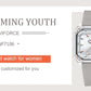 NAVIFORCE Fashion Watch for Women 5ATM Waterproof Silicone Strap Auto Date Display Night Illumination Ladies Elegant Watch Gift