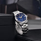 Pagani Design Men's Watch PD-1734 Japan Quartz Luminous Dial Stainless Steel Band 40MM Sapphire Glass Waterproof Wristwatch+GIFT