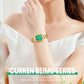 CURREN Luxury Minimalist Women's Watch with Stainless Steel Bracelet Elegant Dress Quartz Wristwatches with Shell Dial