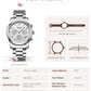 MEGIR Fashion Quartz Watches for Women Relogio Feminino Sport Wristwatch Lady Business Watch Clock Chronograph 24-hour 2057