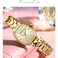 CURREN Silim Simple Quartz Watch for Women Luxury Vintage Wristwatch Luminous Hands Stainless Steel Bracelet Women's Dress Watch