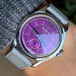 The New MERKUR Cross Line Sector Dial Purple Retro Casual Watch for Men Business Series Manual Chorded Watch Relogio Waterproof