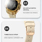 NAVIFORCE Women Watch Luxury Polygon Dial Elegant Comfortable 50M Waterproof Silicone Band Fashion Women Gift Electronic Watches