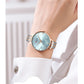 CURREN Luxury Sparkling Rhinestone Dial Stainless Steel Bracelet for Ladies Simple Quartz Wristwatches New Fashion Trends Gift