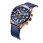 RUIMAS Luxury Brand Chronograph Watches for Men Fashion Leather Sports Military Wristwatch Luminous Clock Auto Date Reloj Hombre