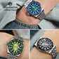 San Martin 37.5mm 40mm Men Diver Watch Miyota 9015 Enamel Dial Luxury Automatic Mechanical Wristwatch Waterproof 200m SN0148
