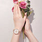 MEGIR Fashion Women Ladies Bracelet Quartz Female Watches Rose Steel Mesh Women Dress Diamond Wristwatch Clock Montre Femme