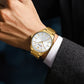 CURREN Casual Quartz Watches Men Luxury Brand Stainless Steel Band Simple Business Quartz Wristwatches