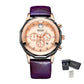 MEGIR Luxury Women Bracelet Watches Fashion Quartz Sport Ladies Wristwatch Leather Dress Clock Chronograph Reloj Hombre 2042