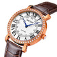 MEGIR Luxury Women Watch Business Ladies Fashion Quartz Bracelet Wristwatches Casual Leather Band Dress Clock Montre Homme 4105