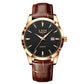 LIGE Fashion Brown Leather Watch Men Military Sports Men's Quartz Wristwatches Casual Waterproof Chronograph Relogios Masculino