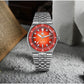 San Martin 40mm Enamel Spiral Dial Integrated Bracelet Men Diver Watch Miyota 9015 Automatic Mechanical Waterproof 200m SN0148