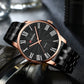 CURREN New Simple Style Stainless Steel Wristwatches for Men Luxury Brand Business Quartz Watch with Roman Numbers