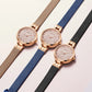 MEGIR Fashion Ladies Bracelet Watches Steel Mesh Band Quartz Wristwatch Women Dress Clock Waterproof Female Gifts Reloj Mujer