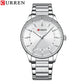 CURREN Casual Quartz Watches Men Luxury Brand Stainless Steel Band Simple Business Quartz Wristwatches