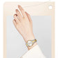 CURREN Fashion Brand Watches for Women Simple Casual Stainless Steel Bracelet Quartz Pointers Wristwatches Luminous Hands Clock