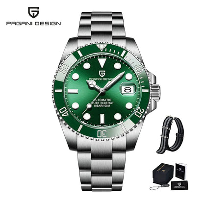 PD1661 PAGANI Design 40mm Automatic Miyota-8215 Sports Men Mechanical Watch Business Stainless Steel Waterproof Reloj Hombre
