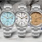 San Martin 39mm Gada Fashion Men Dress Watch Orange Luminous NH35 Automatic Mechanical Business Watches Waterproof  SN0129 Reloj