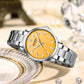 CURREN Fashion Brand Couple Watches for Lovers Simple Classic Quartz Stainless Steel Bracelet Wristwatches with Luminous Hands