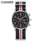 CADISEN New Chronograph Men's Quartz Watch Top Luxury Watches For Men MIYOTA 0S10 AR Mirror Waterproof Canvas Men's Wristwatch