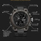 SANDA 739 Trendy Design 2024 New Arrival Alarm Mode Sports Hand Clock For Men Analog Digital Display Fashion Watch