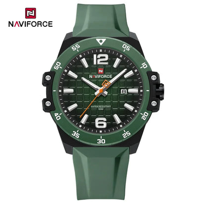 NAVIFORCE Brand 2025 Fashion Men's Watch Sport Military Calendar Quartz Wristwatches Male Luminous 5ATM Waterproof Male Clock