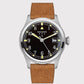 Field Watch Classic Retro Arrow Pilot Watch Male Mens Mechanical Satch Manual Hand Wind Luminous Stain Steel Merkur 38mm Case