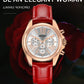 MEGIR Watch for Women Top Brand Luxury Ladies Fashion Wristwatch Leather Waterproof Elegant Dress Quartz Female Clock 2114