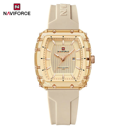 NAVIFORCE Women Watch Luxury Brand Fashion Simple Quartz Calendar Ladies Watch Waterproof Wristwatch Lady Clock Relogio Feminino