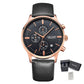 MEGIR Fashion Men Watches Chronograph Leather Strap Sport Military Watch Waterproof Quartz Wristwatch Clock Reloj Hombre 2011