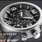 MEGIR Luxury Men's Watch Fashion Simple Casual Sports Watches for Men Leather Strap Waterproof Quartz Chronograph Clock 3010