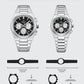 NAVIFORCE Trend Brand Stainless Steel Couple Watch Quartz Date Display Chronograph for Lovers Waterproof Fashion Wild Wristwatch