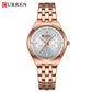 CURREN Designer Style Watch for Women Elegant 32mm Dial with Rhinestones Stainless Steel Band  Luxury Dress Ladies Wristwatch