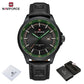 NAVIFORCE Quartz Dress Watch For Men Simple Original Leather Man Watches Waterproof Luminous Business Hand Calendar Clock Gift