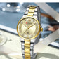 CURREN Luxury Brand Wristwatches for Women Stainless Steel Band with Elegance Dial Luminous Hands Waterproof watch