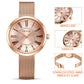 MEGIR Luxury Women Watches Fashion Ladies Quartz Watch Clock Stainless Steel Waterproof Female Watch Relogio Feminino 7014