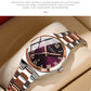 CURREN Fashionable Quartz Watches for Women Roman Numerals Simple Elegant Stainless Steel Braclete Ladies Wristwatch
