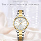 CURREN Fashion Brand Watches for Women Simple Casual Stainless Steel Bracelet Quartz Pointers Wristwatches Luminous Hands Clock