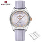 NAVIFORCE Women's Sports Quartz Watch Top Brand Comfortable Silicone Strap Wristwatch Reloj Mujer Relogios Feminino Gift Clock