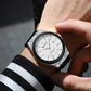 CURREN Fashion Minimalist Men's Watch with Date Display Casual Silicone Strap Quartz Wristwatches Luminous